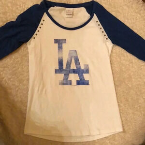 NEW LA DODGERS STUDDED SHIRT